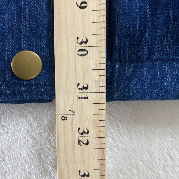 Scandia Woods Button Zip Chambray Corduroy Jacket Plaid Flannel Quilted Lining L - Picture 14 of 16